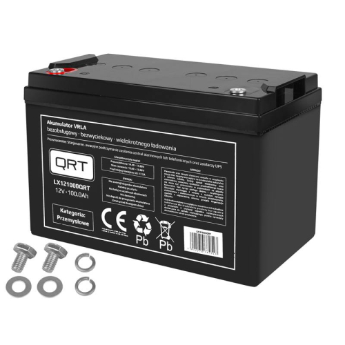 Akumulator Bezobsługowy 12V 100Ah VRLA do Kampera Łodzi Pieca CO UPS